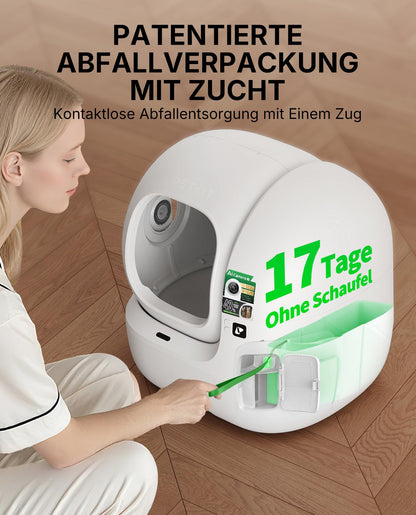PETKIT PUROBOT Max Pro 2 Selbstreinigende Katzentoilette mit Kamera