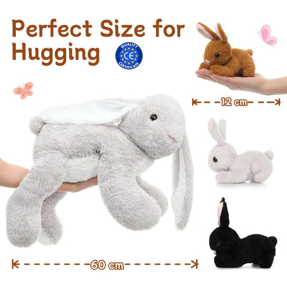 MorisMos Osterhase Kuscheltier XXL 60 cm mit 3 Babys im Bauch
