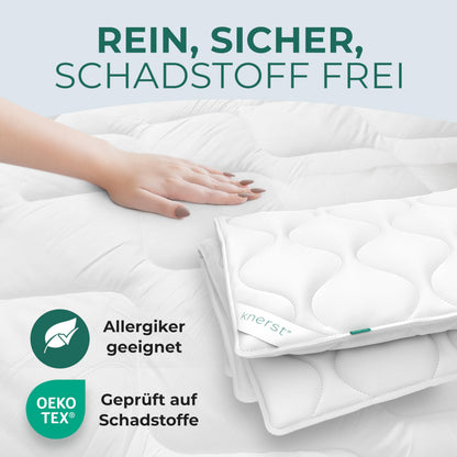KNERST 4-Jahreszeiten Bettdecke 155x220 cm waschbare Steppdecke