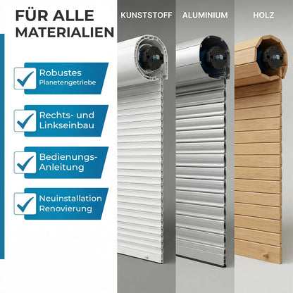 heicko Rollladenmotor B24-6010-M, 10 Nm für SW60 Achtkantwelle