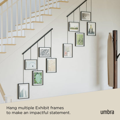 Umbra Exhibit Foto Collage Bilderrahmen Set – Schwarz, 5 Bilder