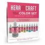 KERACRAFT Color Farbpigmente für Giesspulver 10er Set 25 ml, Flaschen mit Auslaufdüse