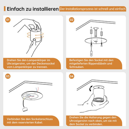 wowatt Aufbauspot GU10 schwenkbar rund 6er-Set Weiss