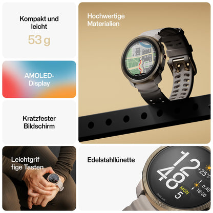 Polar Vantage M3 Multisport-Smartwatch mit AMOLED-Display und GPS