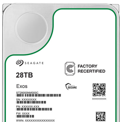 Seagate Exos 28TB Server HDD ST28000NM000C - Generalüberholt