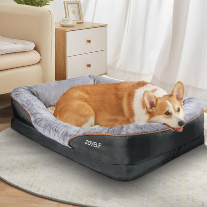 Joyelf Orthopädisches Memory-Schaum Hundebett & Sofa