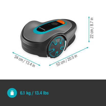 Gardena SILENO minimo Mähroboter für Rasenflächen bis 350 m²