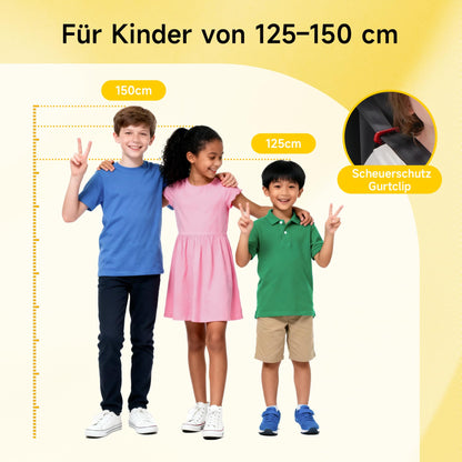 Jovikids Sitzerhöhung mit Isofix, ECE R129, Gruppe 2/3, blau