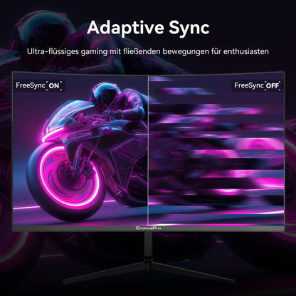 CronusPro Q24B1E 24 Zoll Curved Gaming Monitor 200Hz FHD
