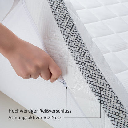 BedStory Topper 180x200 cm H5/H6 Kaltschaum Matratzentopper 7,5 cm