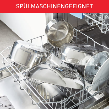 Tefal Duetto Induktion Topfset Edelstahl - 9-teilig (A705S9)