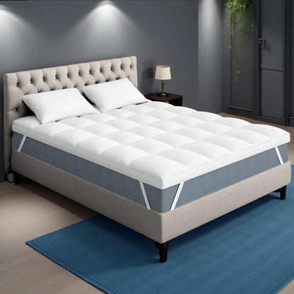 GMTextiles Topper 160x200cm - 5cm Hoher Schlafkomfort