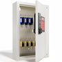 Grimtron Elektronischer Schlüsselschrank GM08 E für 40 Schlüssel in Beige mit Sichtfenster, Wandmontage