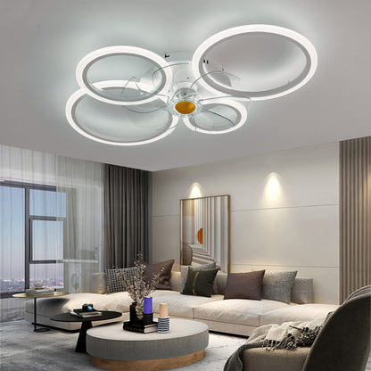 Ventilux Deckenventilator LED dimmbar weiss mit Fernbedienung