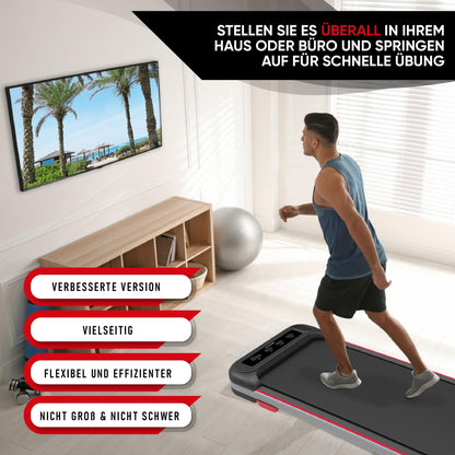 Walden Walking Pad F2200 Laufband Ultraflach 0.75 PS – Unter dem Schreibtisch