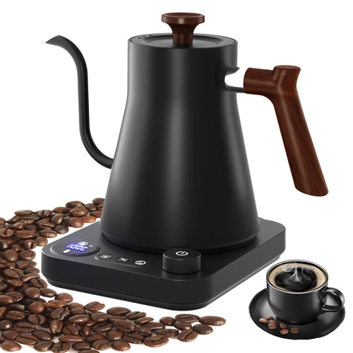 RHD Heisswasserspender Schwanenhals Schwarz 0.9L – 40-100°C. Schwanenhals-Design, 0.9L, schwarz. Spendet temperiertes Wasser präzise für Tee/Kaffee.