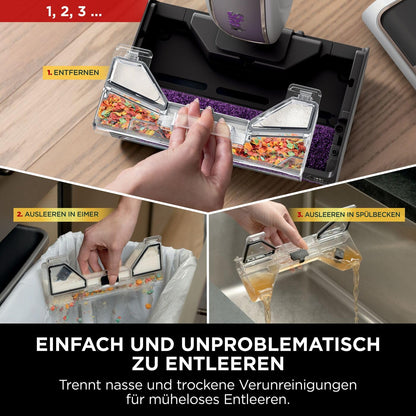 Shark SteamPickUp SD200EU 3-in-1 Dampfreiniger - Weiss