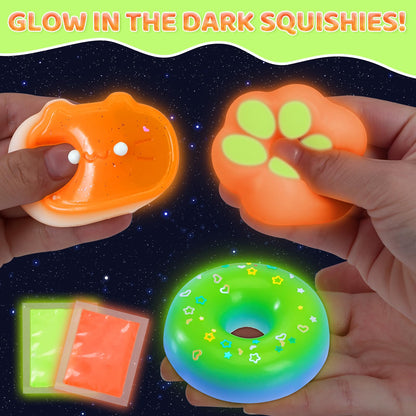 Highttoy Squishy Bastelset mit Flüssigsilikon, 480 ml und 6 Formen