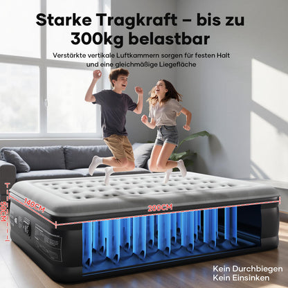 OlarHike Luftmatratze selbstaufblasend 140x200x50 cm für 2 Personen