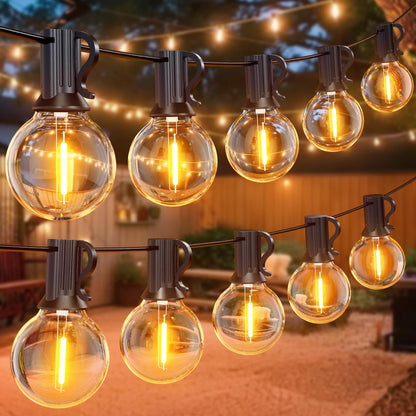 GPATIO LED Lichterkette Aussen, 45 m, 75 G40 Glühbirnen, IP45