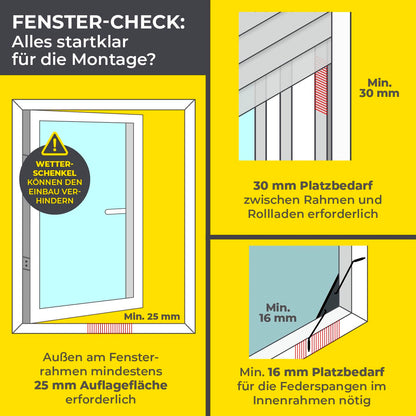 EASYmaxx Insect Protect Teleskop-Fliegengitter Fenster, 2er-Set