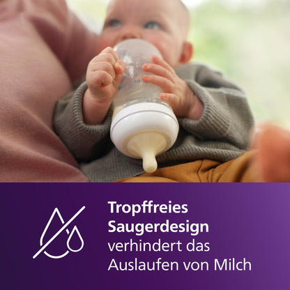 Philips Avent Natural Response Geschenkset, 2 Flaschen + 4 Schnuller