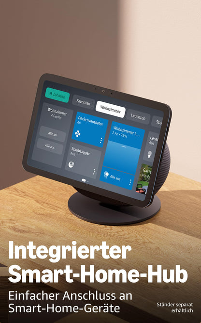 Amazon Echo Show 8 Smart Display mit HD-Touchscreen und Alexa, Graphit