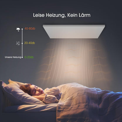 InfraHeat Deckenheizung Infrarot 860W - 119.5x59.5cm Thermostat