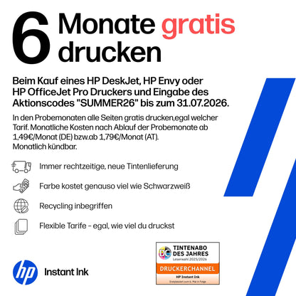 HP DeskJet 4320 Multifunktionsdrucker mit WLAN und Vorlageneinzug
