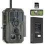 GardePro E8P Max Wildkamera mit WLAN, 64 MP, 1296P und Akku – Wildtierkamera mit Nachtsicht und Bewegungsmelder