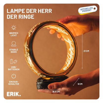 Grupo Erik Der Herr der Ringe LED-Lampe mit Flammeneffekt