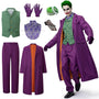 IEEILULU Joker Kostüm Herren Halloween Horror Clown Set (L). Buntes, mehrteiliges Kostüm. Dient zur Halloween-Verkleidung als Horror-Clown.
