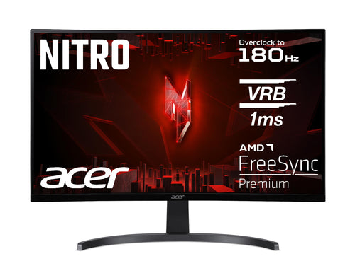 Acer Nitro ED273 S3 Gaming Monitor, 27" Full HD, schwarz. 165Hz für flüssiges Gaming und schnelle Bildwiedergabe.