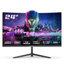 CronusPro Q24B1E 24 Zoll Curved Gaming Monitor 200Hz FHD in Schwarz mit schmalen Displayrändern