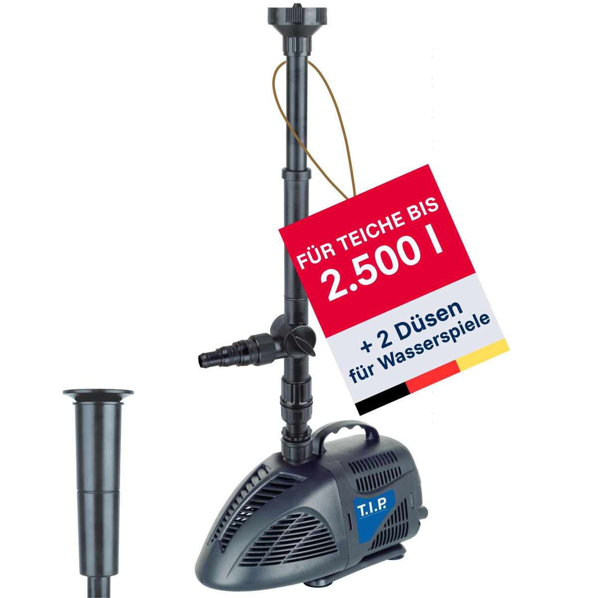 T.I.P. Wasserspielpumpe WPS 1000 R Teichpumpe 1.000 l/h