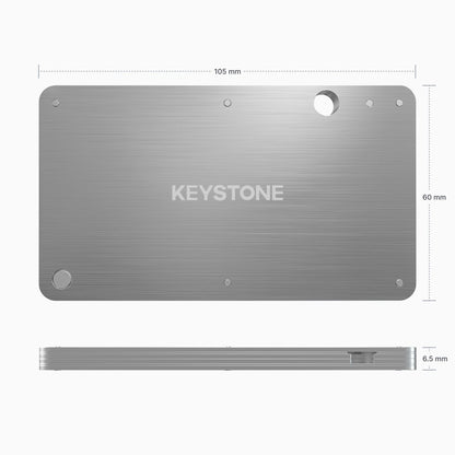 KEYSTONE Tablet Crypto Seed Storage – 24 Wörter Edelstahl