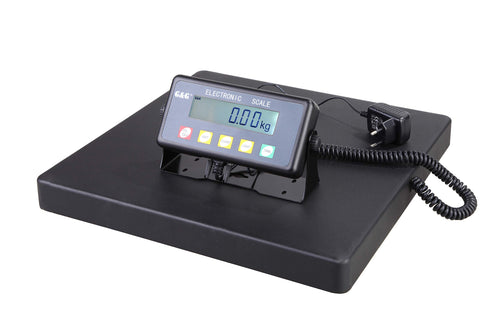 G&G PSB Paketwaage Plattformwaage - 40x40cm, 150 kg / 50 g. Robuste Plattform zum präzisen Wiegen von Paketen.