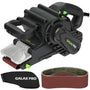GALAX PRO Bandschleifer 76A, 1010 W mit Drehzahlregelung & Staubbeutel zum Schleifen von Holz und Metall