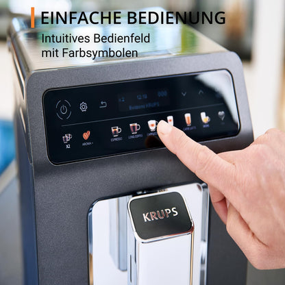 KRUPS Evidence One Kaffeevollautomat - Schwarz EA895N10