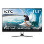 KTC H32D6 32 Zoll WQHD Monitor mit IPS-Panel, 120 Hz, weiss – V-förmiger Standfuss