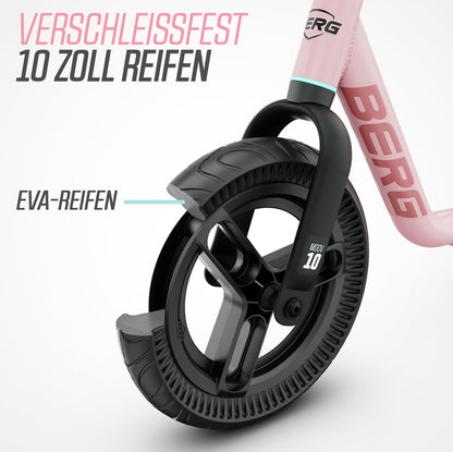 BERG MOOV 10 Zoll Laufrad ab 2 Jahre, höhenverstellbar, Rosa