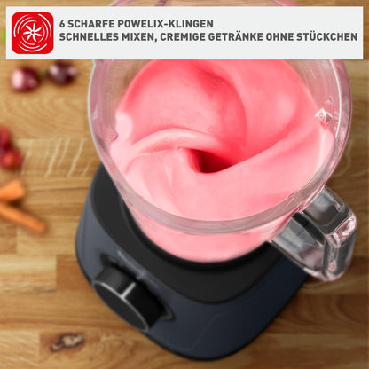 Tefal PerfectMix Essential Hochgeschwindigkeits-Standmixer - Grau 1200W