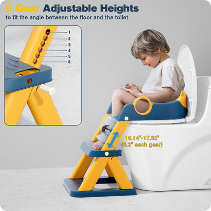 Rabb 1st Toilettensitz mit Treppe, 2-in-1 Toilettentrainer