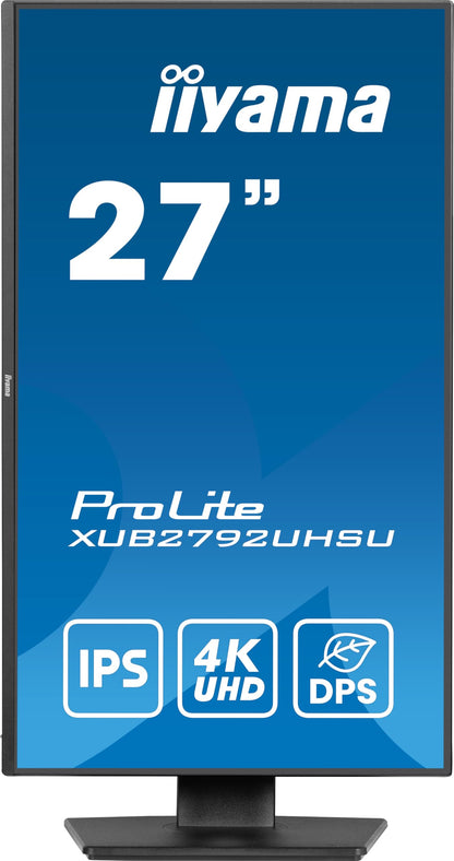 iiyama Prolite XUB2792UHSU-B6 27" 4K UHD IPS Monitor - schwarz