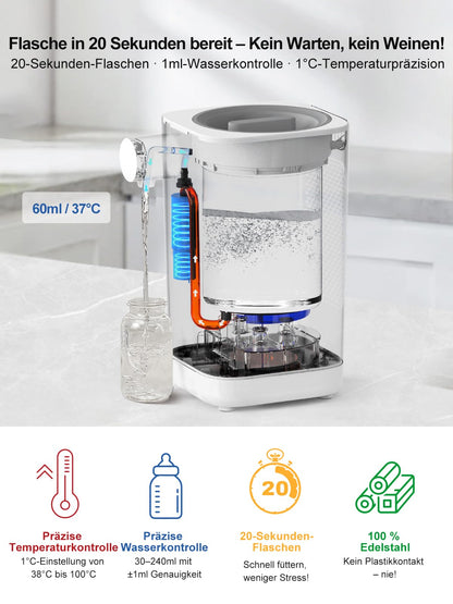 KOSTTE Flaschenzubereiter Baby 3802, 1,5 L, 38–100 °C