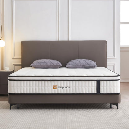 Hiepunos Taschenfederkernmatratze 90x200 cm H3, 7 Zonen, 26 cm hoch