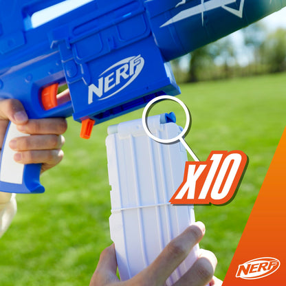 Nerf Fortnite Blue-Shock Dartblaster motorisiert, 10 Darts