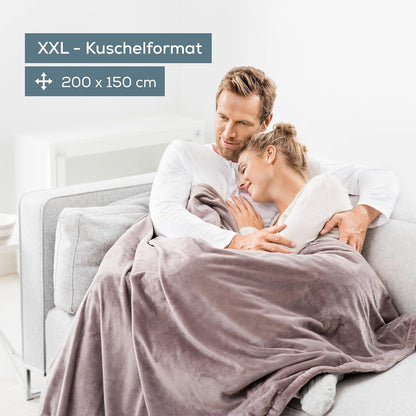Beurer HD 150 XXL Heizdecke, 200 x 150 cm, 6 Temperaturstufen, taupe
