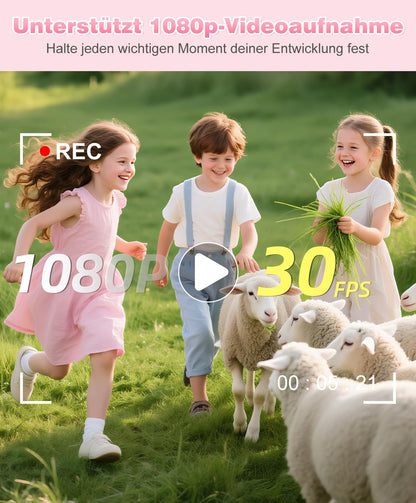 EJXHKNF M03 Digitalkamera 50MP Kompaktkamera 1080P mit 16x Zoom, Rosa
