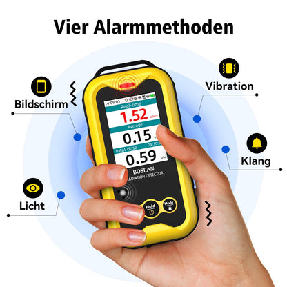 GLXY FS5000 Geigerzähler Strahlungsdetektor für Beta, Gamma, Röntgen